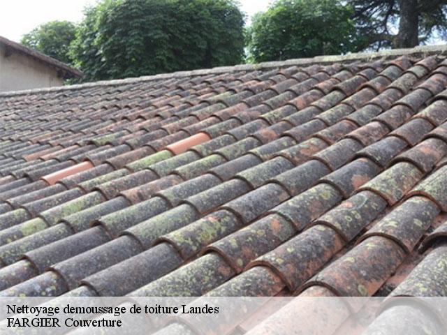 Nettoyage demoussage de toiture 40 Landes  FARGIER Couverture