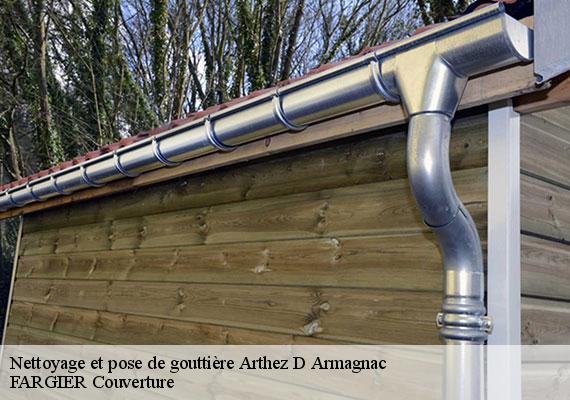 Nettoyage et pose de gouttière  arthez-d-armagnac-40190 FARGIER Couverture