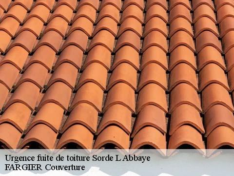 Urgence fuite de toiture  sorde-l-abbaye-40300 FARGIER Couverture